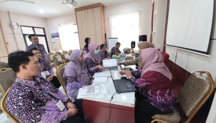 Inspektorat Sambangi UPTD Puskesmas Rajeg