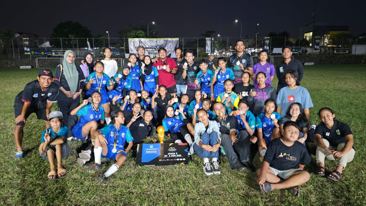Tim Sepakbola Putri Tangsel Takluk Dari Akademi Persib