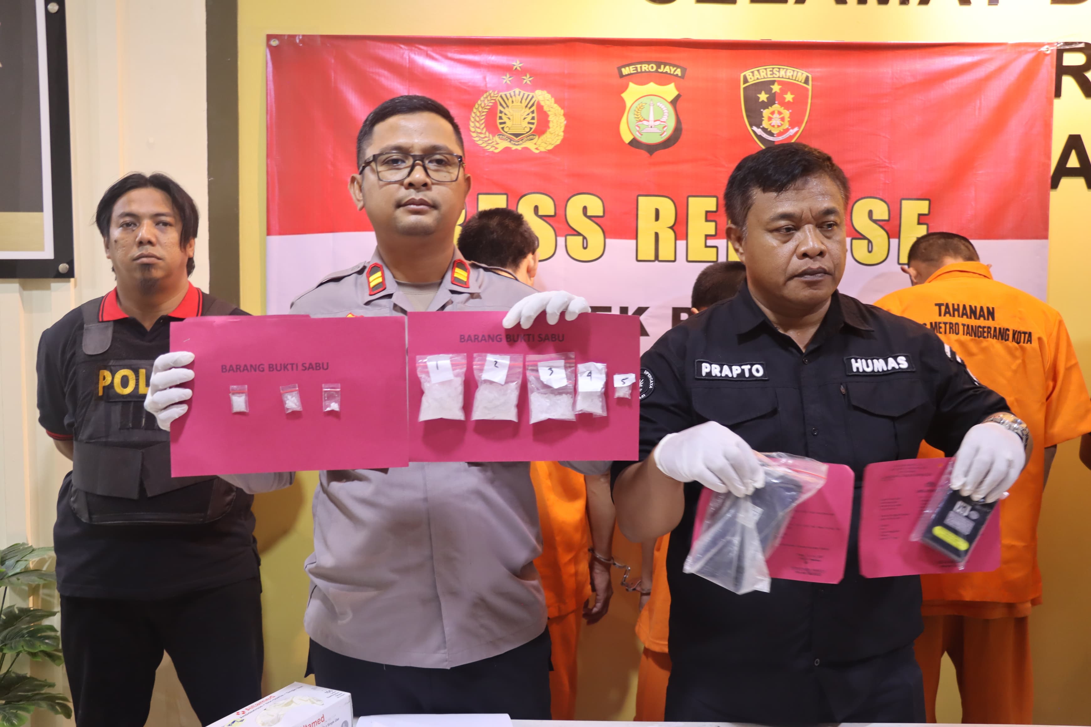 Peredaran 280,68 Gram Sabu Digagalkan Polsek Pinang