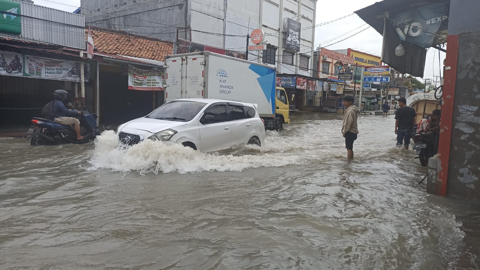 Diguyur Hujan Deras, Kota Serang Kembali Banjir