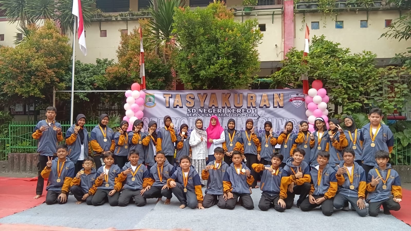 SDN Kereo 1 Lepas 153 Siswa Kelas VI