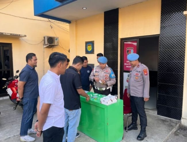  Antisipasi Penyalahgunaan Narkoba, Anggota Polres Lebak Ditest Urine