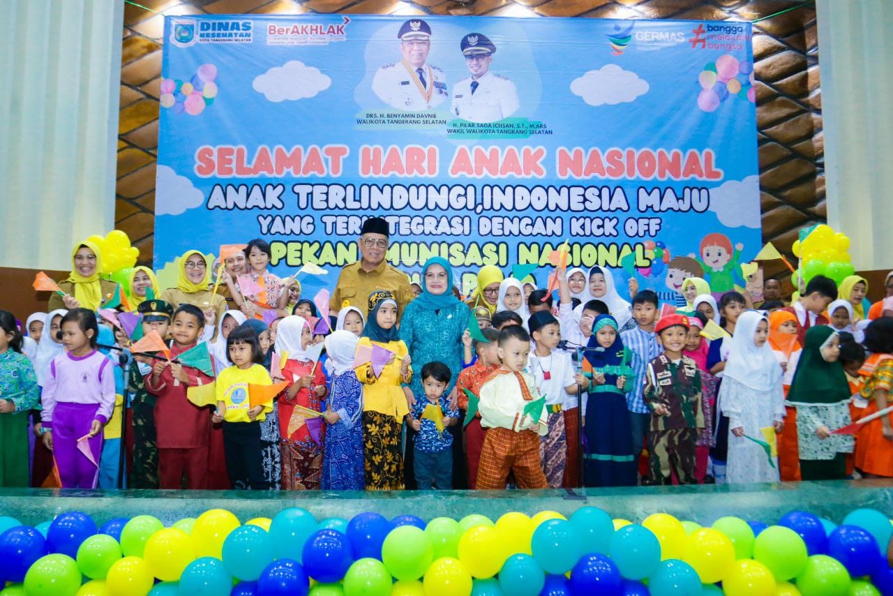 Cegah Polio, Pemkot Tangsel Luncurkan PIN di Hari Anak