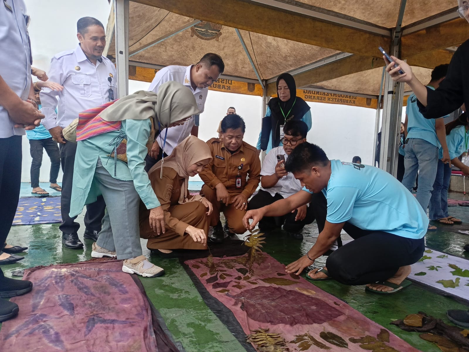 Warga Binaan Dilatih Membatik Ecoprint