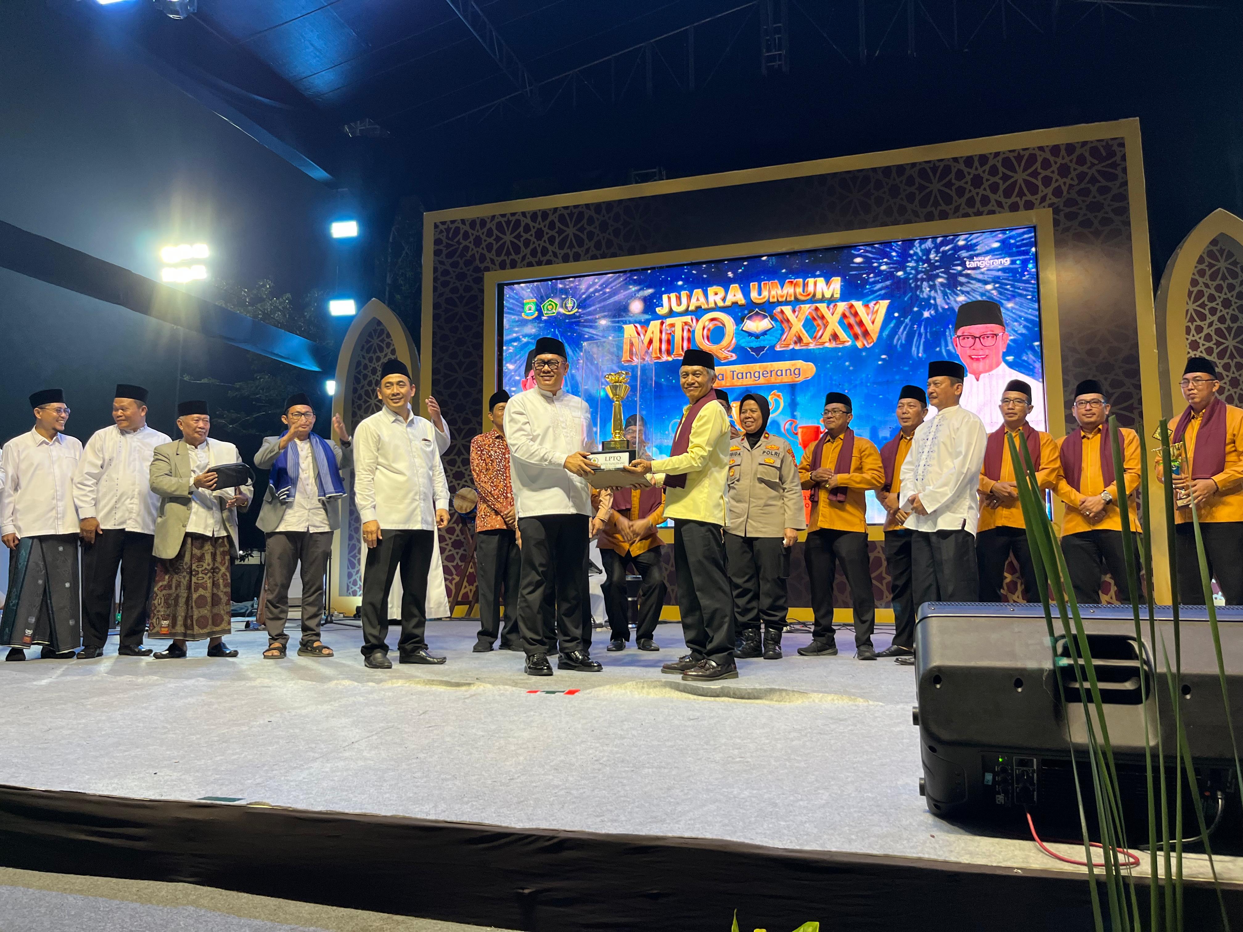 Kecamatan Ciledug Juara Umum MTQ ke-25