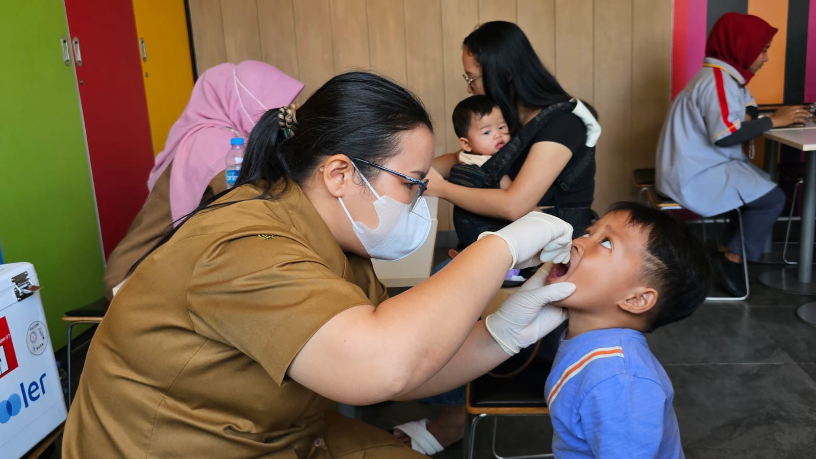 Capaian Imunisasi Polio Lebihi Target