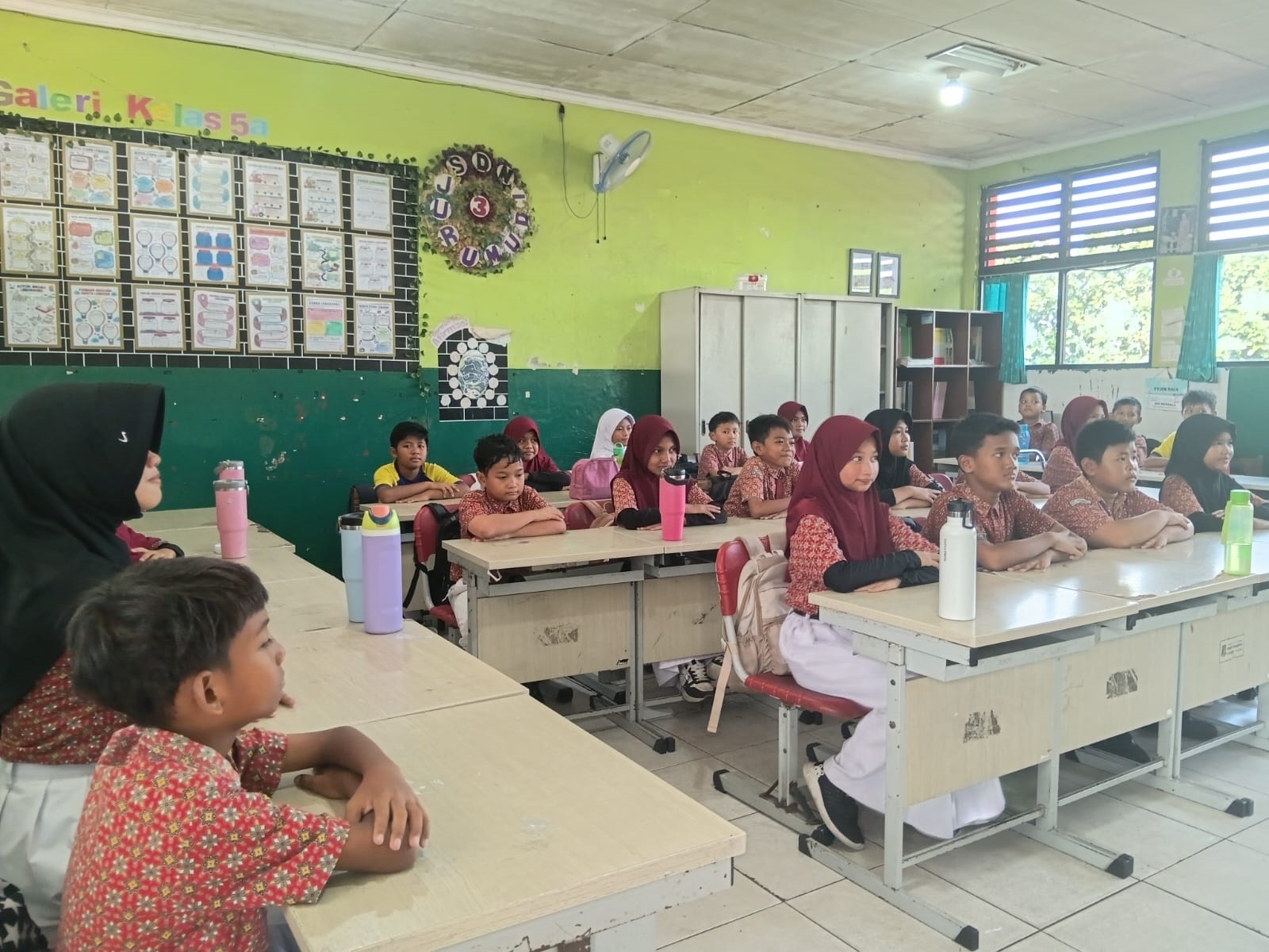 SDN Jurumudi 4 Kembali Semangat Belajar Usai Libur Iduladha