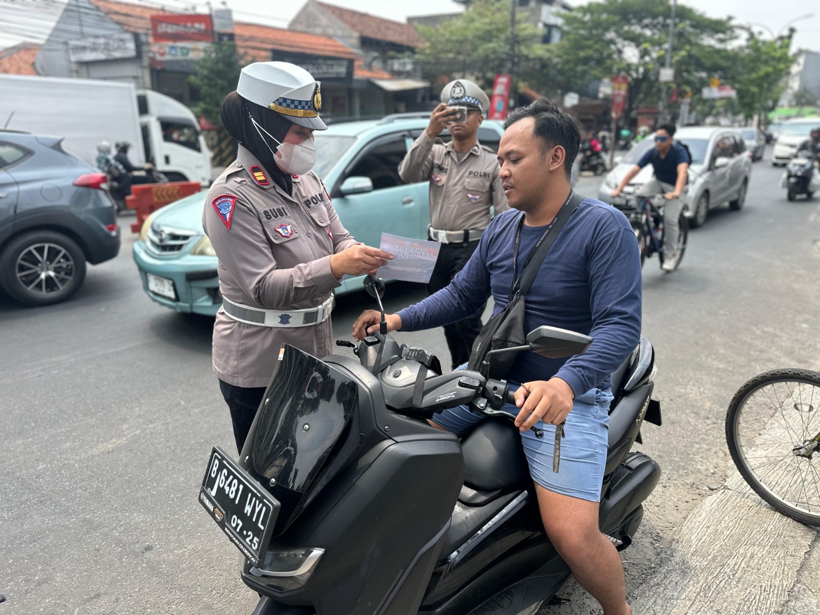 Polres Tangsel Tindak 256 Pelanggar Lalulintas