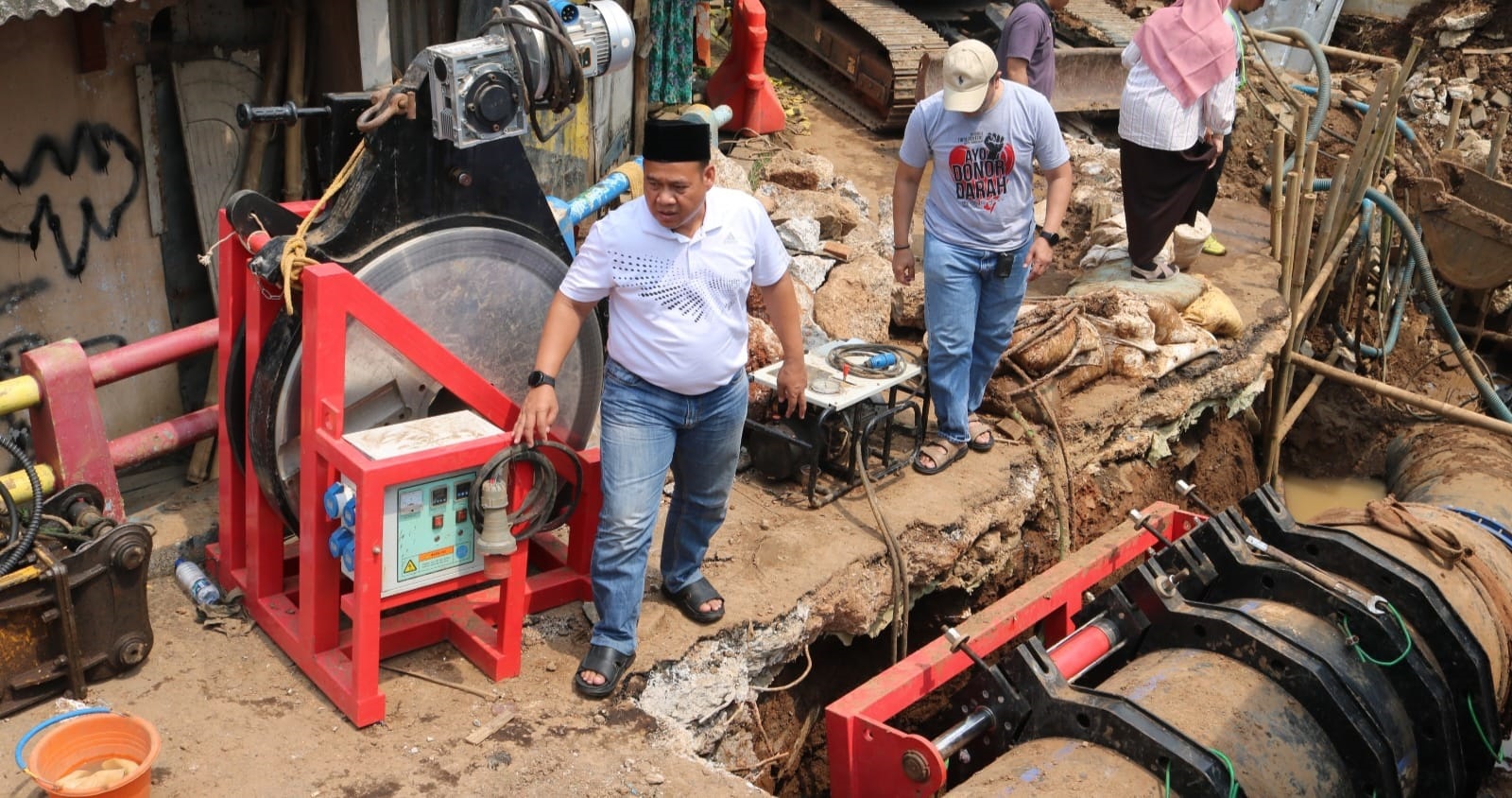 Sepekan, Warga 4 Kecamatan Krisis Air, Pipa Utama Bocor, Aliran Air PDAM Mati Total