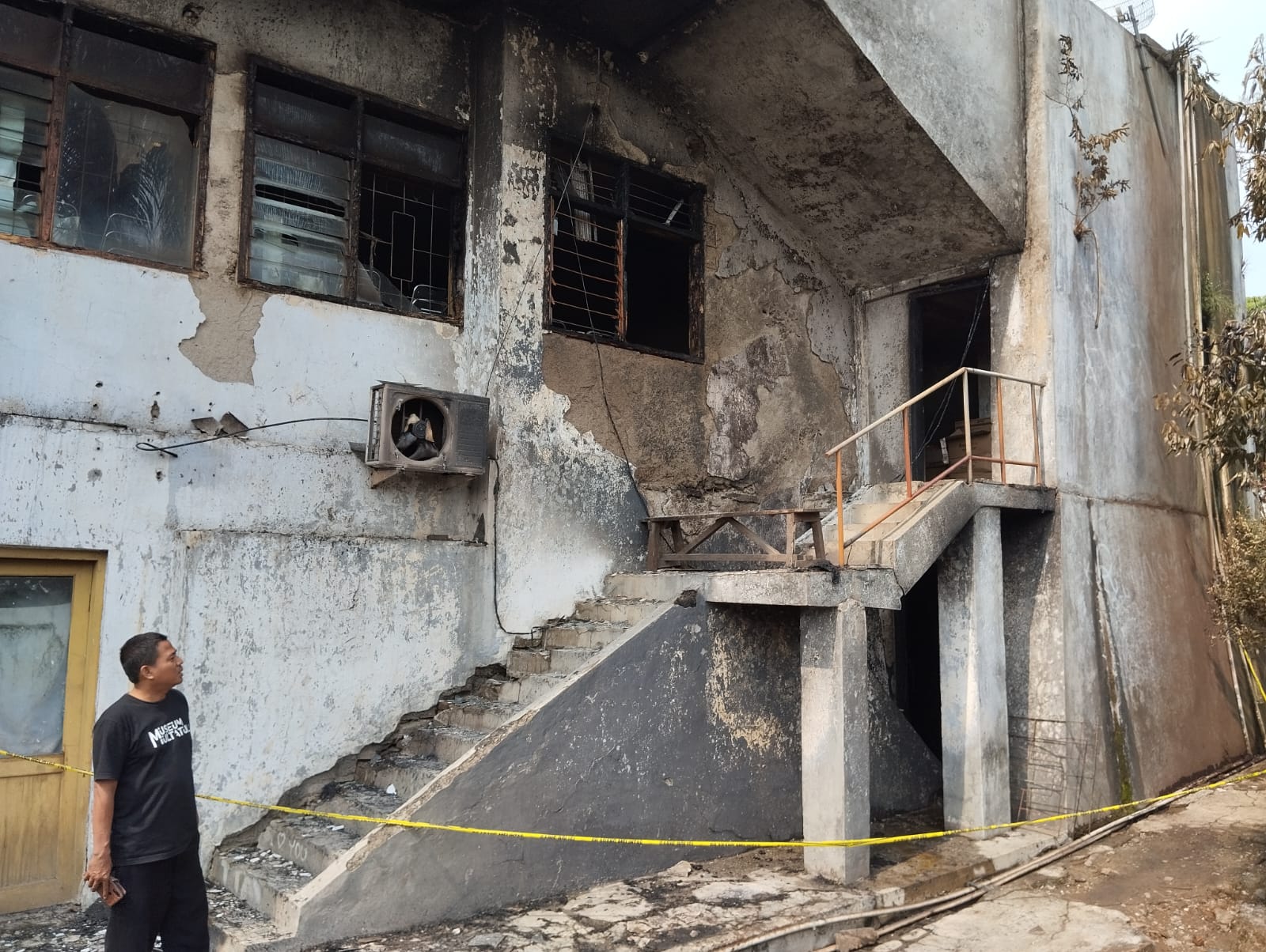 Kantor Dinas Pertanian Lebak Kebakaran