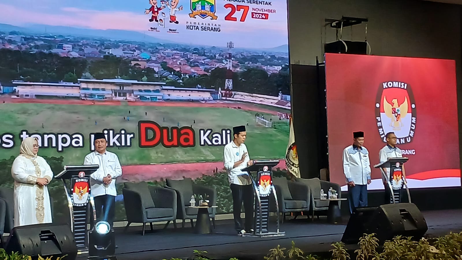 Debat Terakhir Pilkada Kota Serang, Ketiga Paslon Janjikan Pengembalian Aset