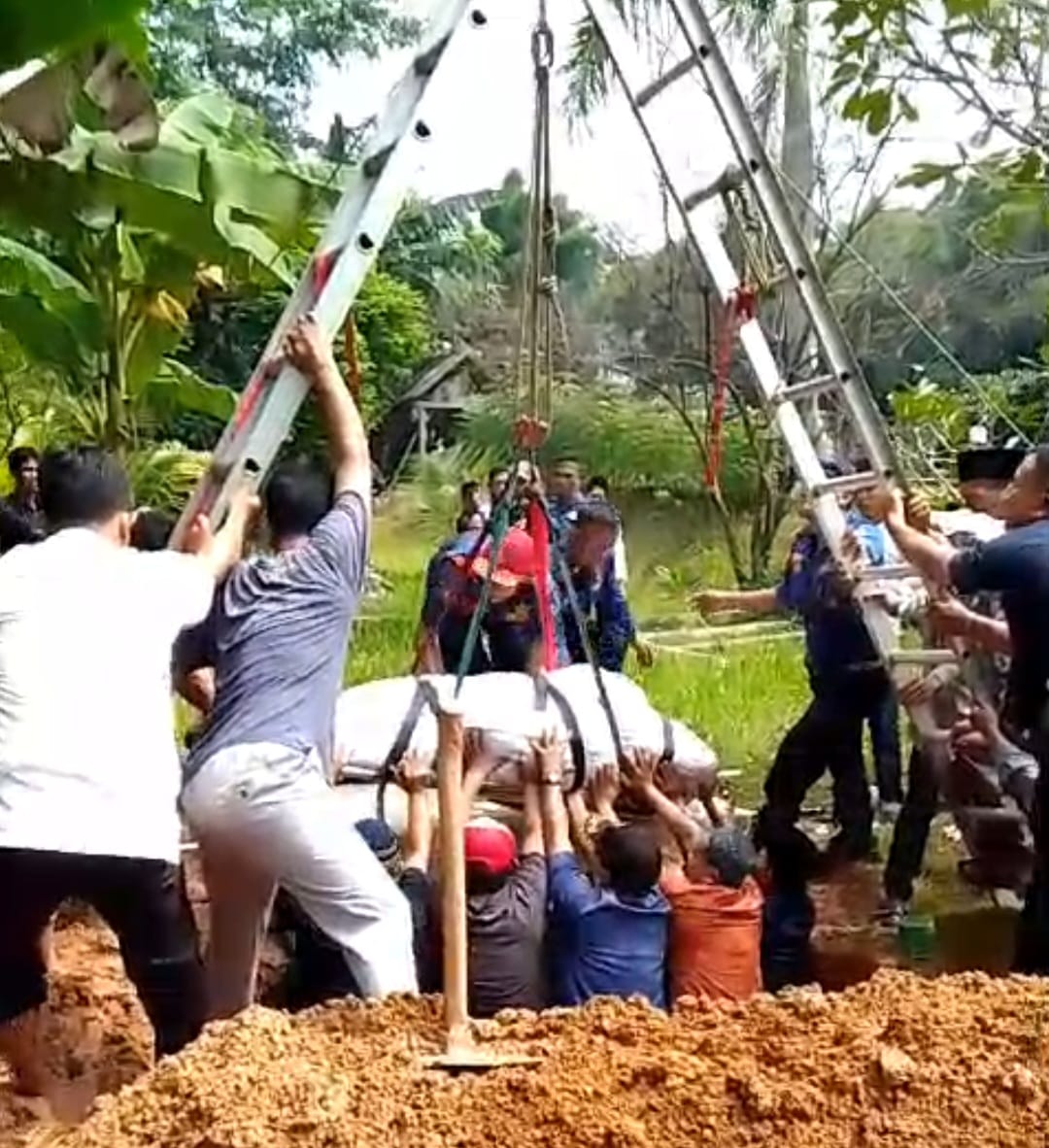 Pemakaman Pria Obesitas Berbobot 225 Kg Libatkan Tim Rescue