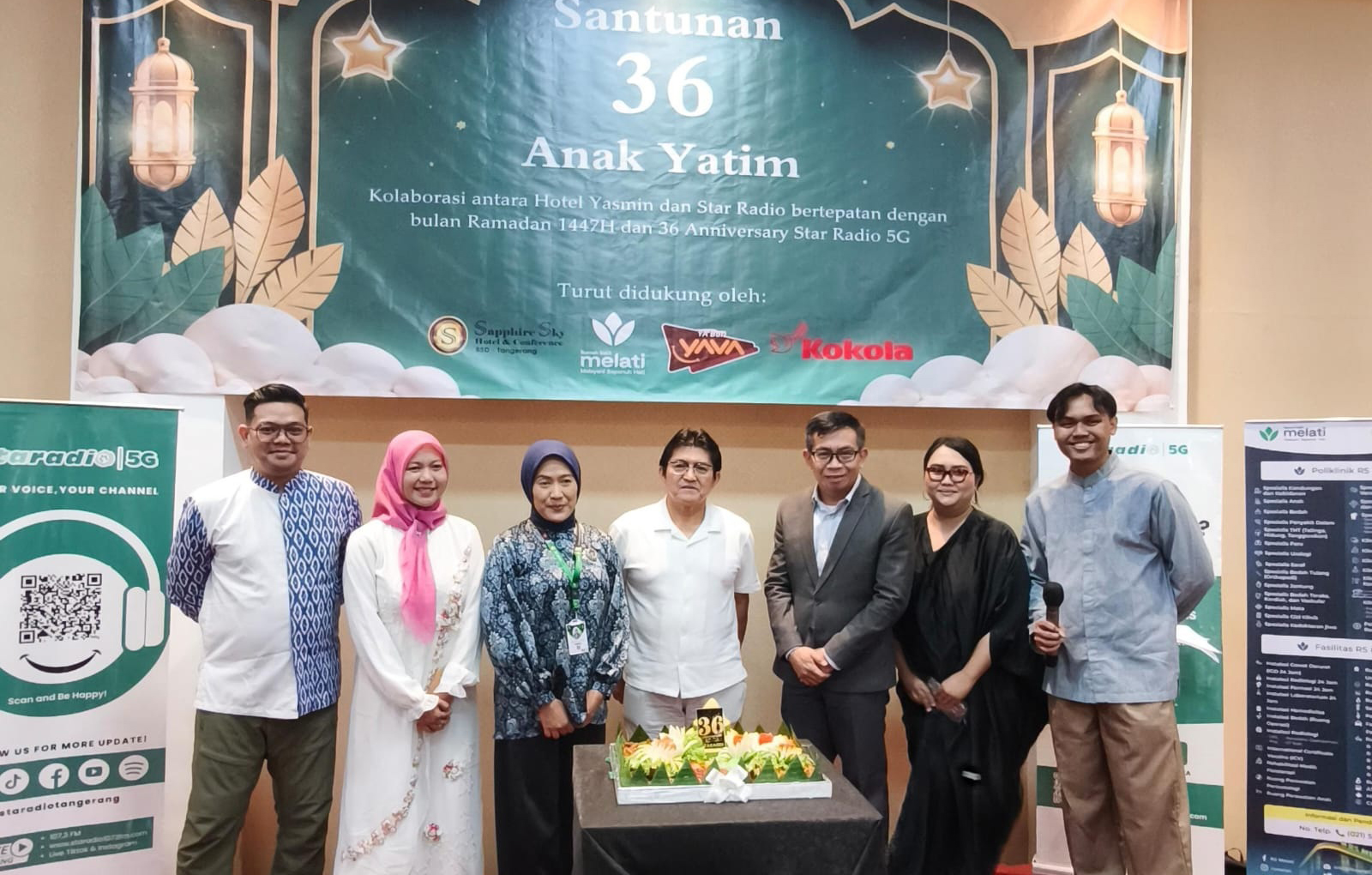Berlangsung Penuh Keakraban Star Radio Tangerang Rayakan HUT Ke-36