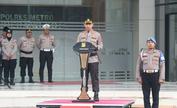 Polres Metro Tangerang Siagakan 347 Pasukan Gabungan Amankan Imlek 2025