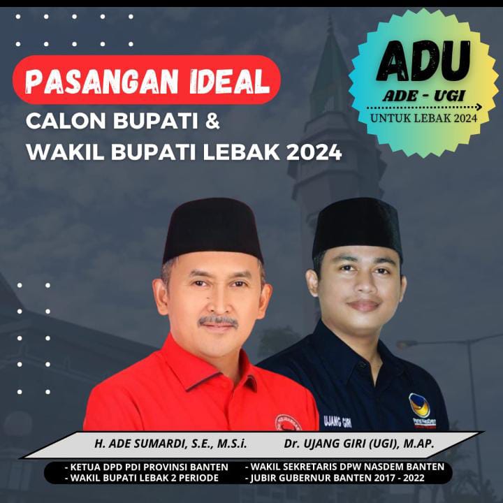 Pasangan Ade Sumardi - Ujang Giri Layak Maju di Pilbup Lebak