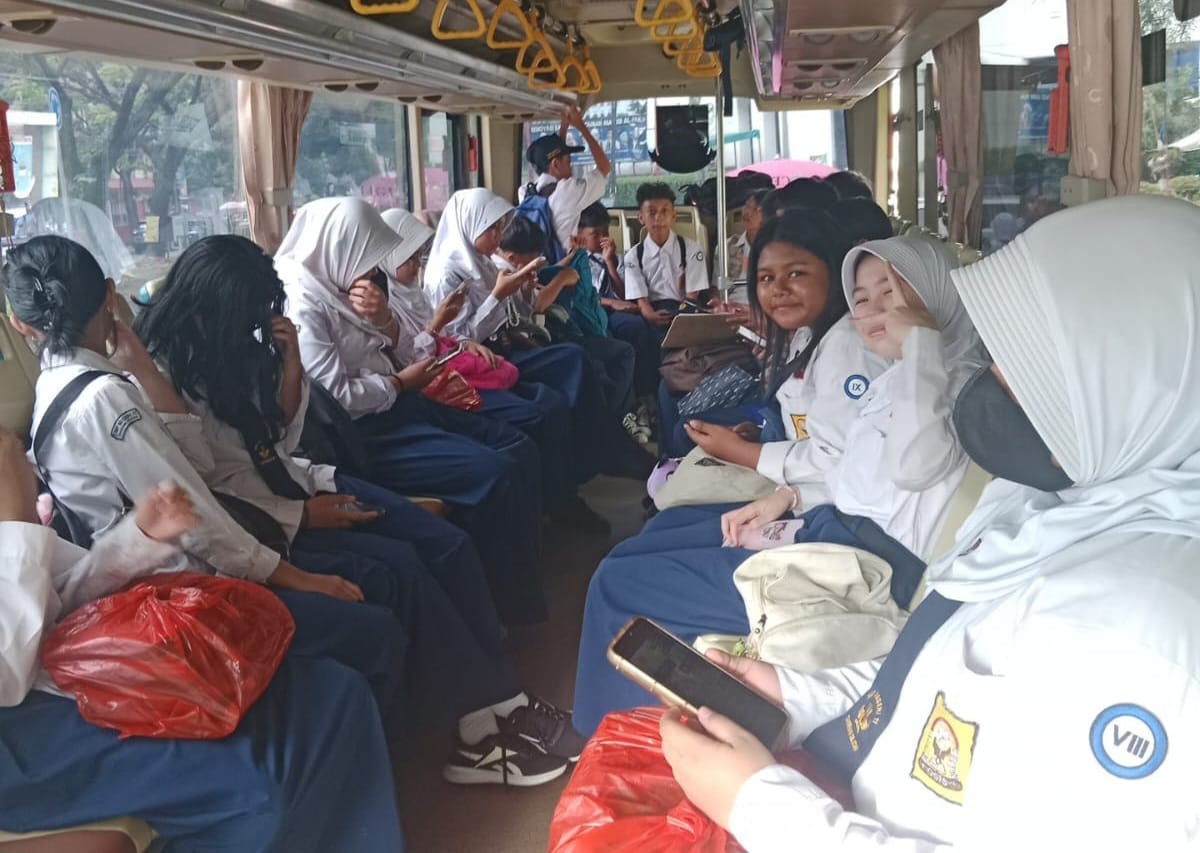 5 Bus Sekolah Gratis di Kota Tangsel Ditambah Tahun Ini