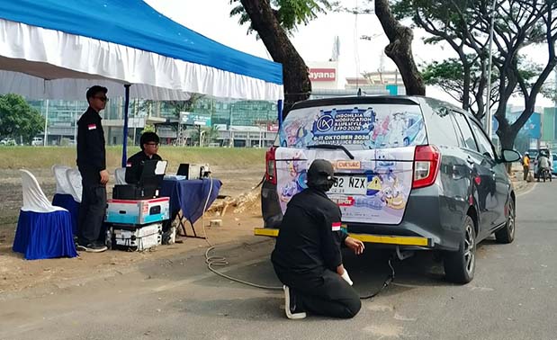 DLH Target Uji Emisi 500 Kendaraan Gratis Tiap Hari