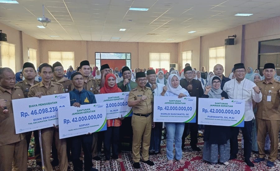 BPJS Ketenagakerjaan Cikokol Cairkan Santunan Rp808 Miliar