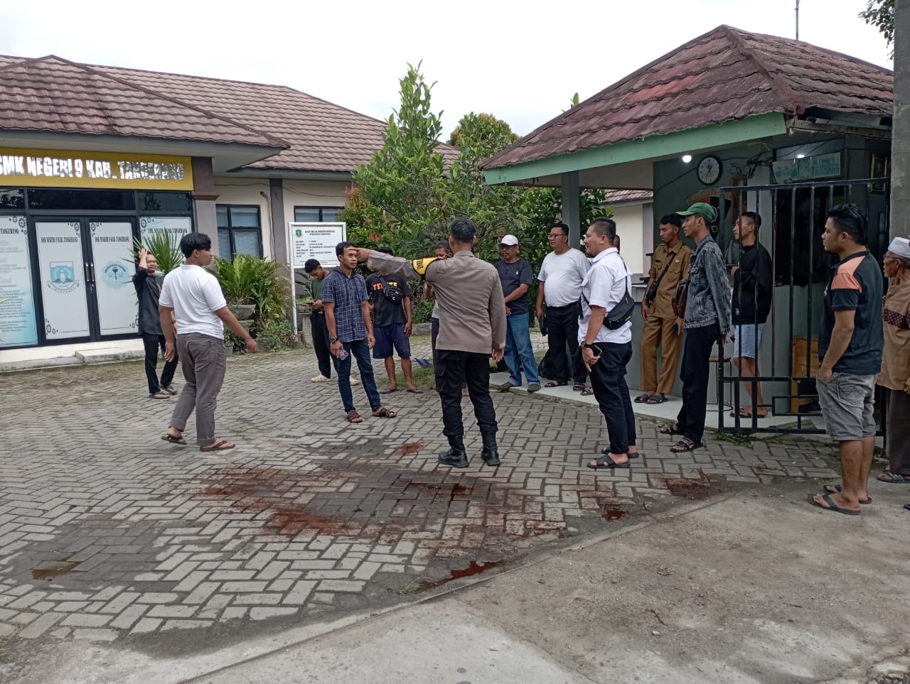 Sudah Tiga Hari, Pelaku Pembacokan Satpam SMKN 9 Kabupaten Tangerang Belum Tertangkap