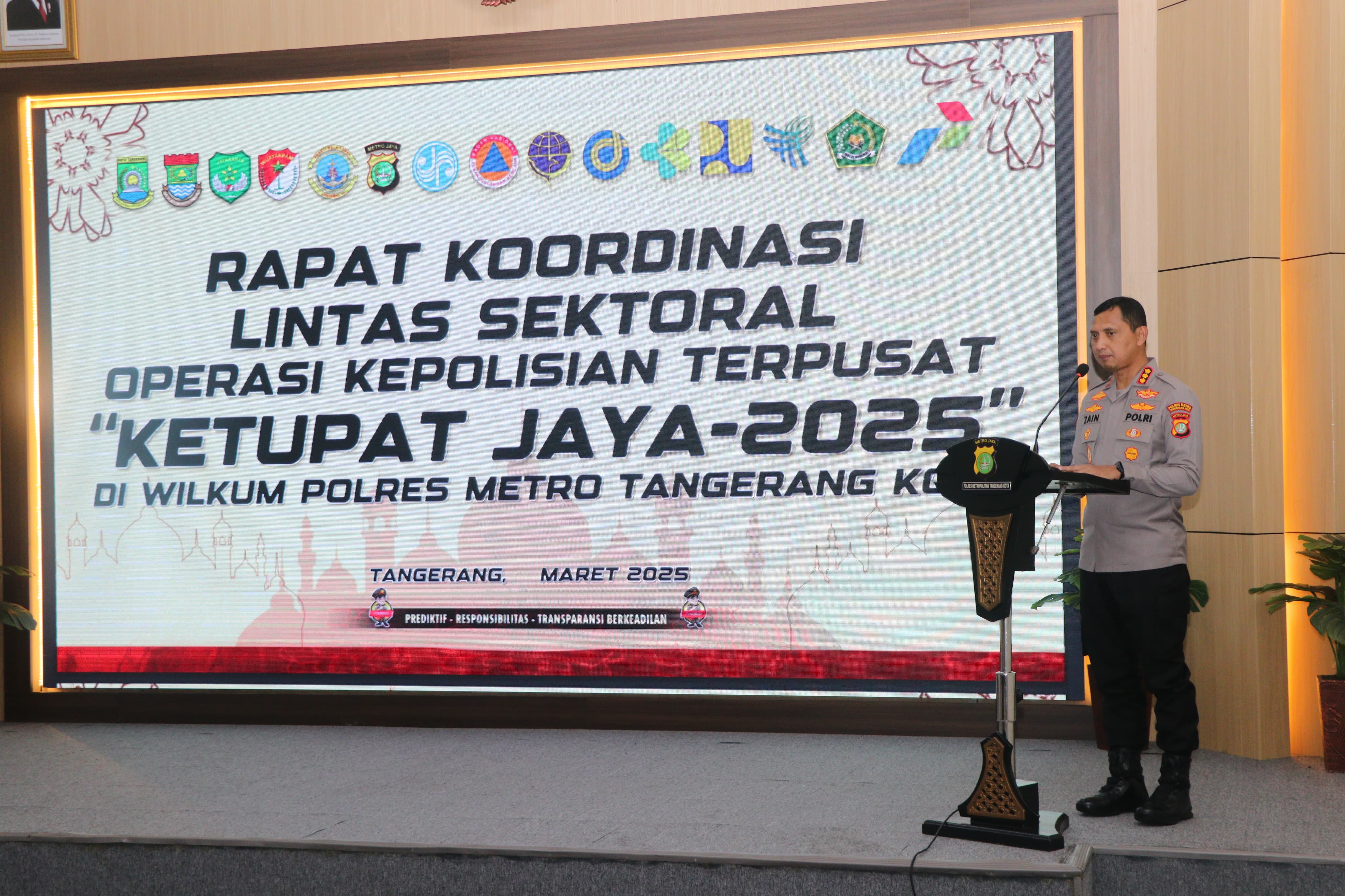 Idul Fitri 2025, Polres Metro Tangerang Kota Gelar Rakor Lintas Sektoral, Simak Penjelasanya