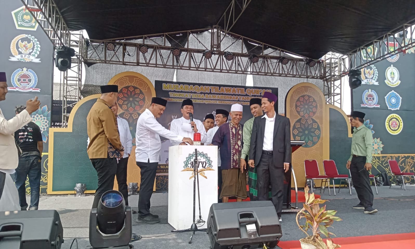 Ketua LPTQ Kabupaten Tangerang Resmi Membuka Lomba MTQ ke 1 Desa Rawa Rengas