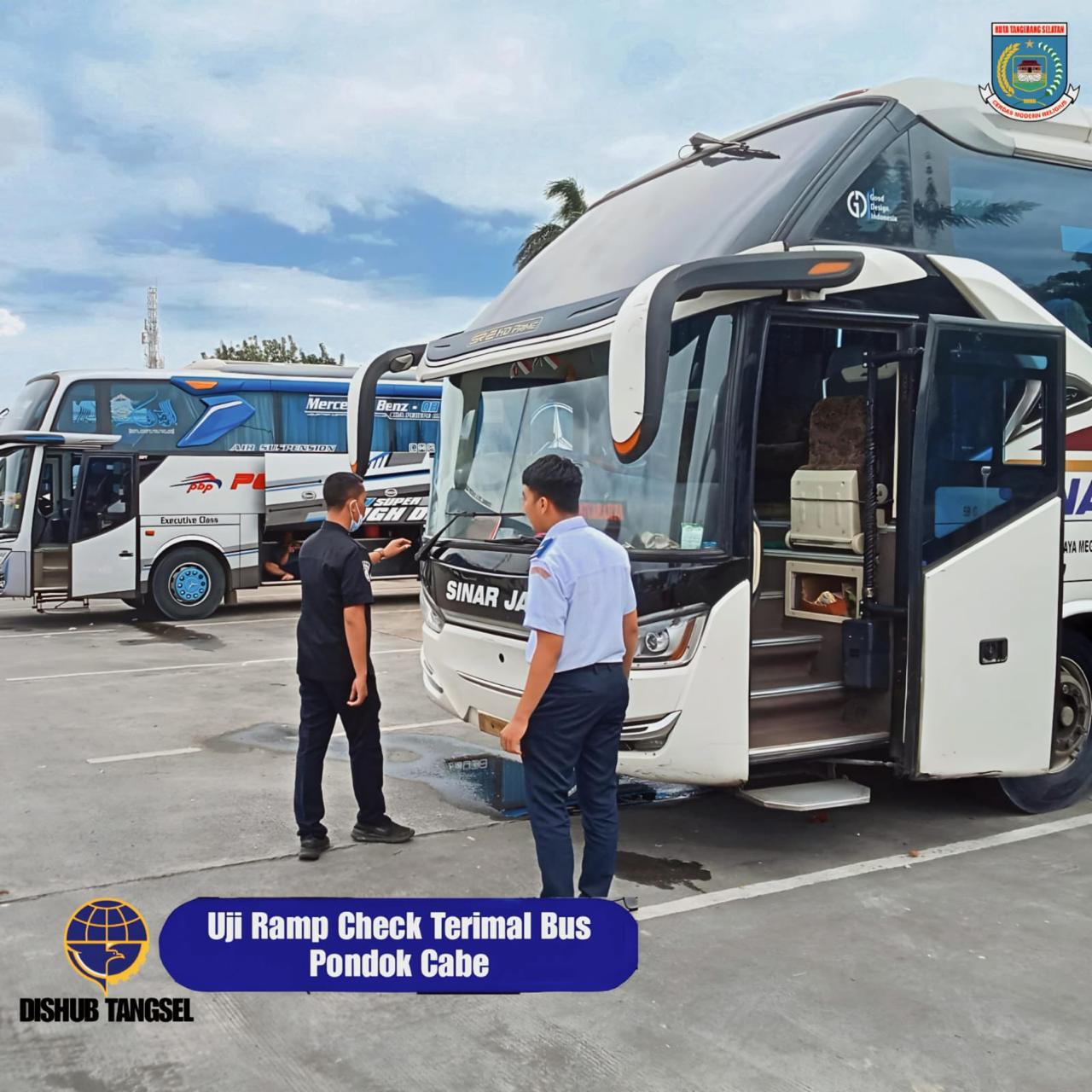 Dishub Periksa Puluhan Bus Angkutan Nataru