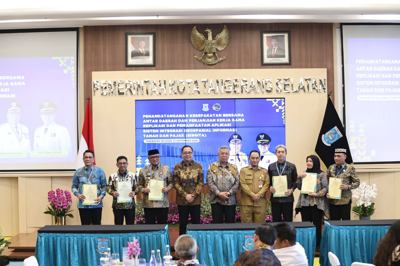 SISGITA Tangsel Dilirik 60 Daerah, Data Pajak dan Tanah Mulai Disatukan