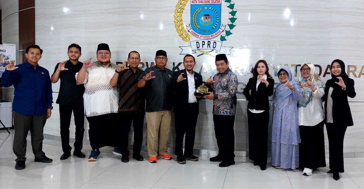 DKI Tawarkan Solusi Atasi Banjir, Melalui Ketua DPRD DKI Jakarta yang Berkunjung ke DPRD Tangsel