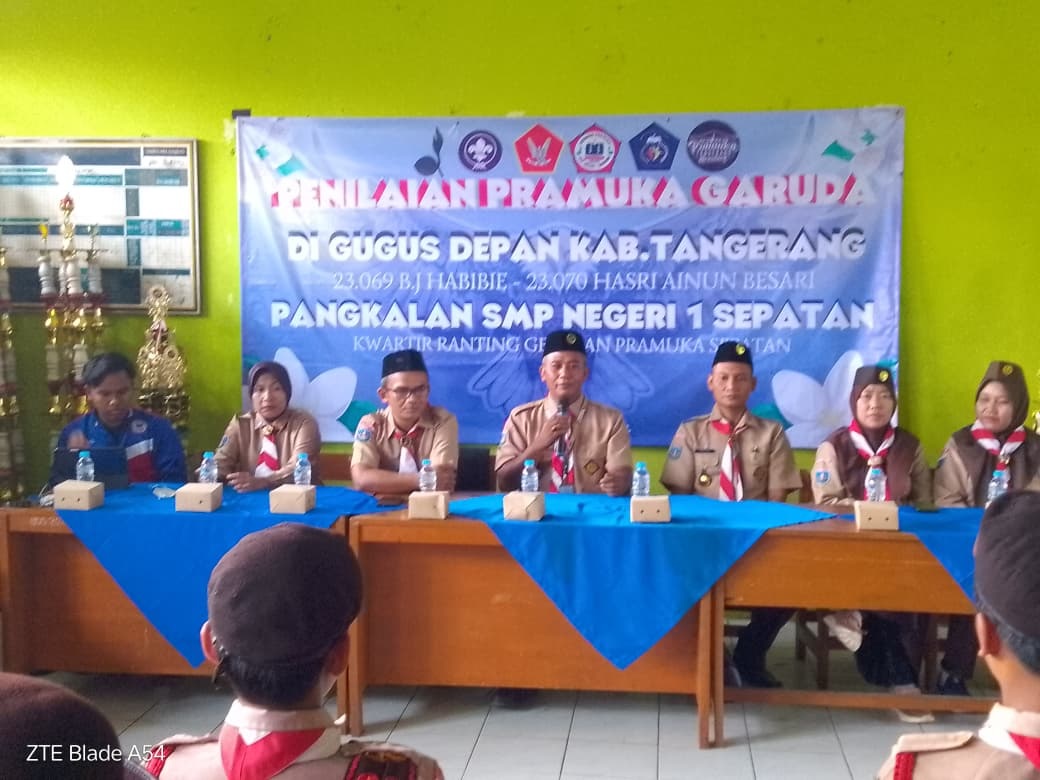 20 Siswa SMPN 1 Sepatan Diuji untuk Jadi Pramuka Garuda