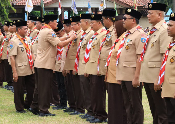 Jadi Garda Terdepan Keutuhan NKRI, Peringatan HUT Ke-64 Gerakan Pramuka