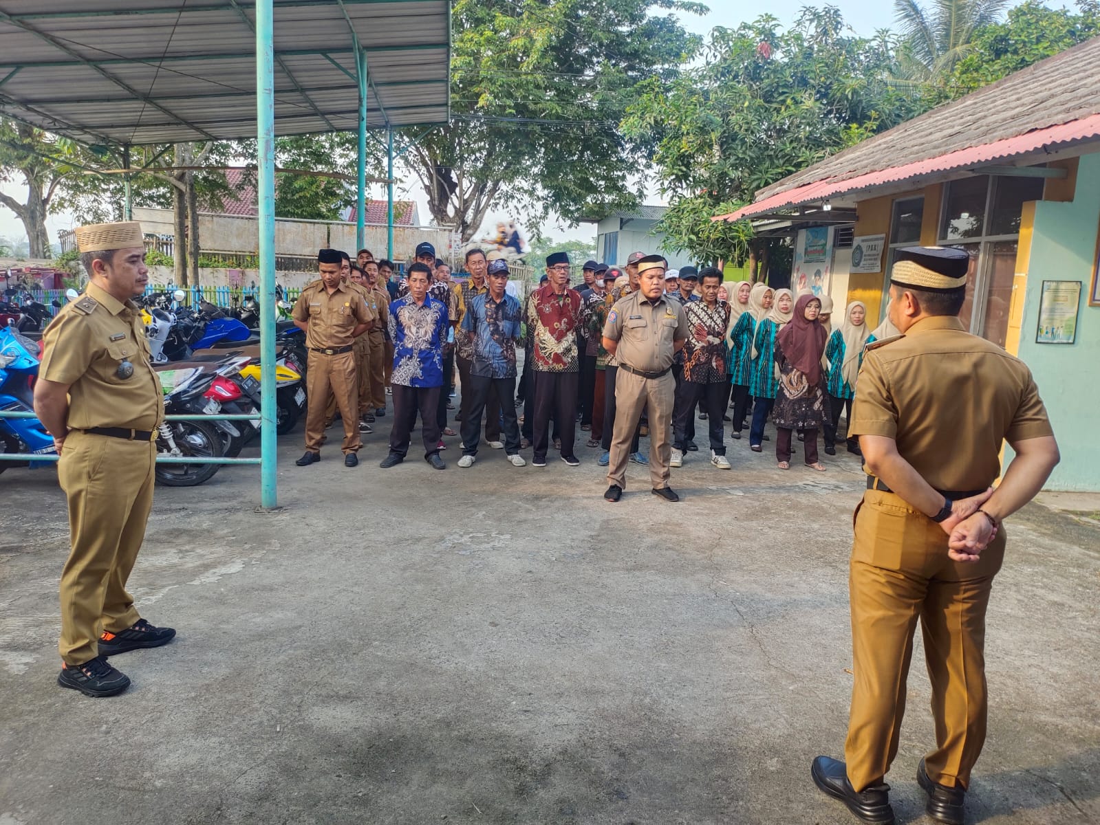 Pemdes se Kecamatan Mauk Rutin Gelar Apel Pagi