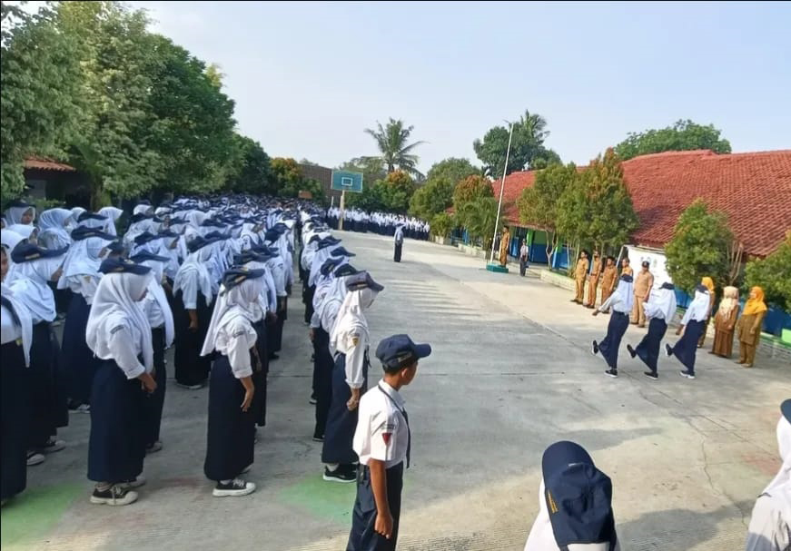 SMPN 1 Sukamulya Imbau Siswa Masuk Tepat Waktu