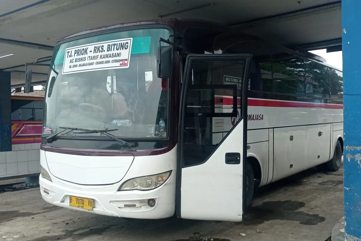 Terminal Bus Mandala Masih Sepi Pemudik 