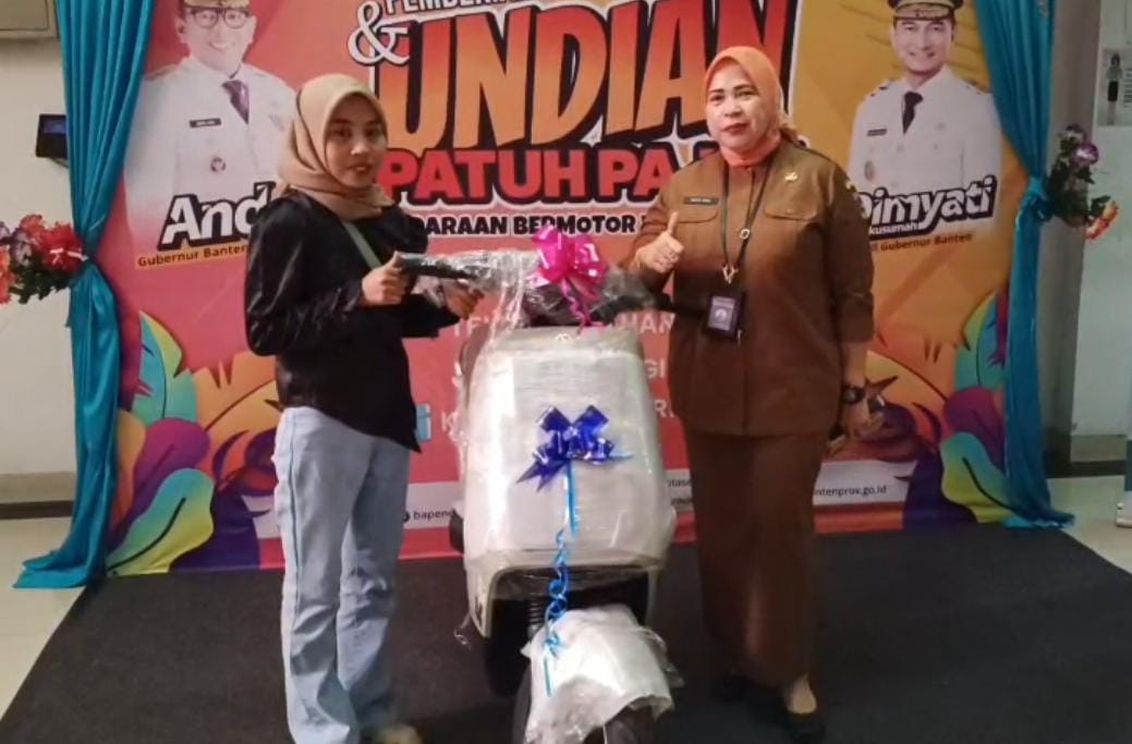 Bagi WP Taat Pajak, Samsat Serang Bagi-bagi Hadiah