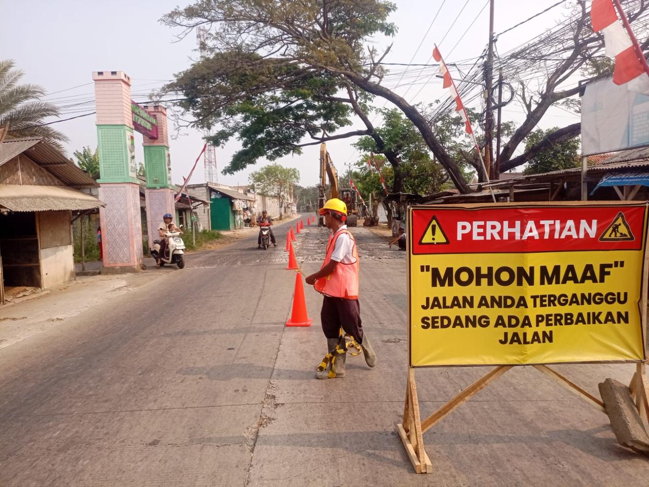 Ruas Strategis Jalan Kronjo - Ceplak Mulai Direkonstruksi, DBMSDA Target Selesai 5 Bulan