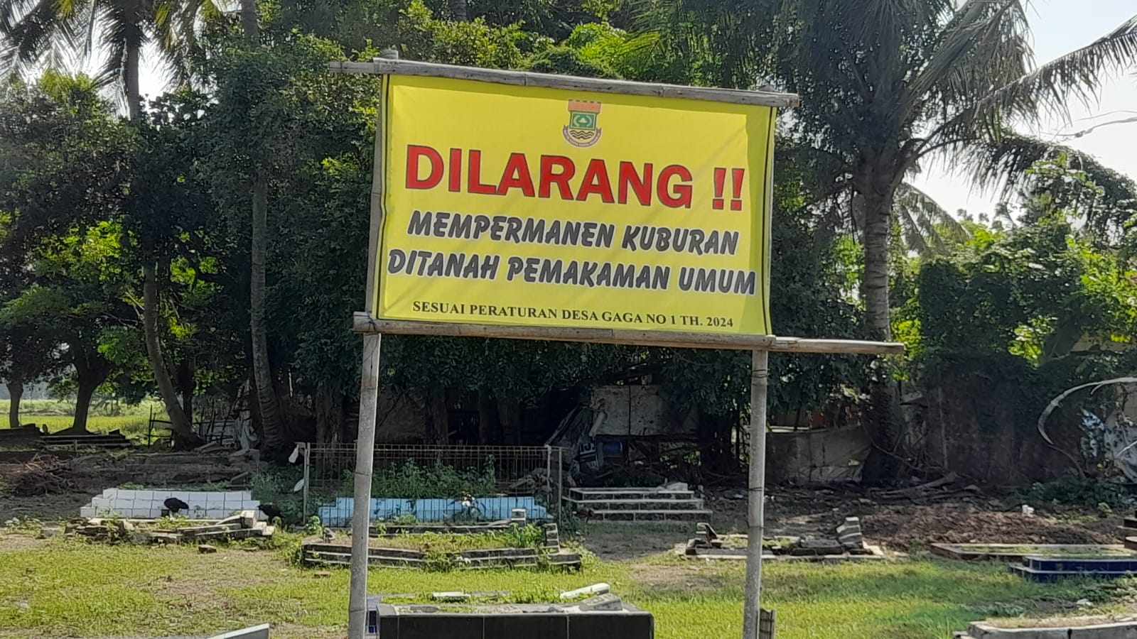 Pemdes Gaga Buat Peraturan Larangan Mempermanenkan Makam