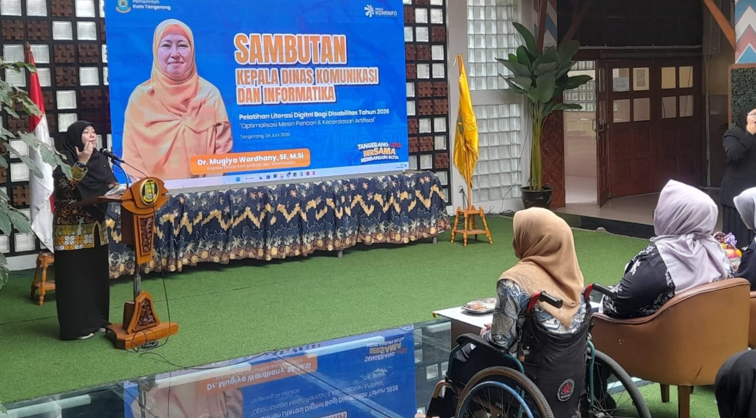 Diskominfo Latih Disabilitas Cara Gunakan AI