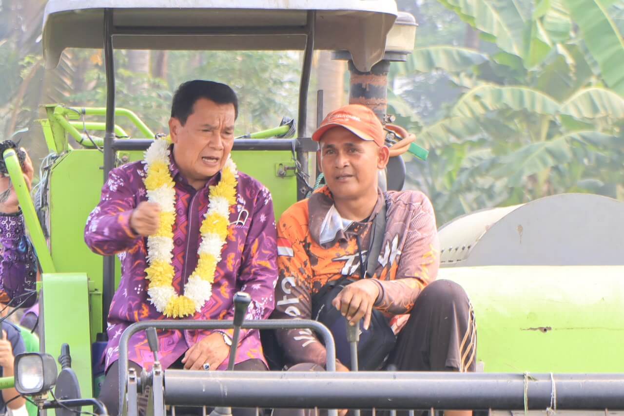 Di Tengah Ancaman Puso Kemarau, Bupati Tangerang Klaim Panen 6,2 Ton di Mauk