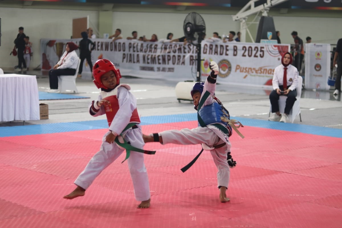 Liga Taekwondo Pelajar Indonesia 2025, 1.156 Atlet Unjuk Kemampuan