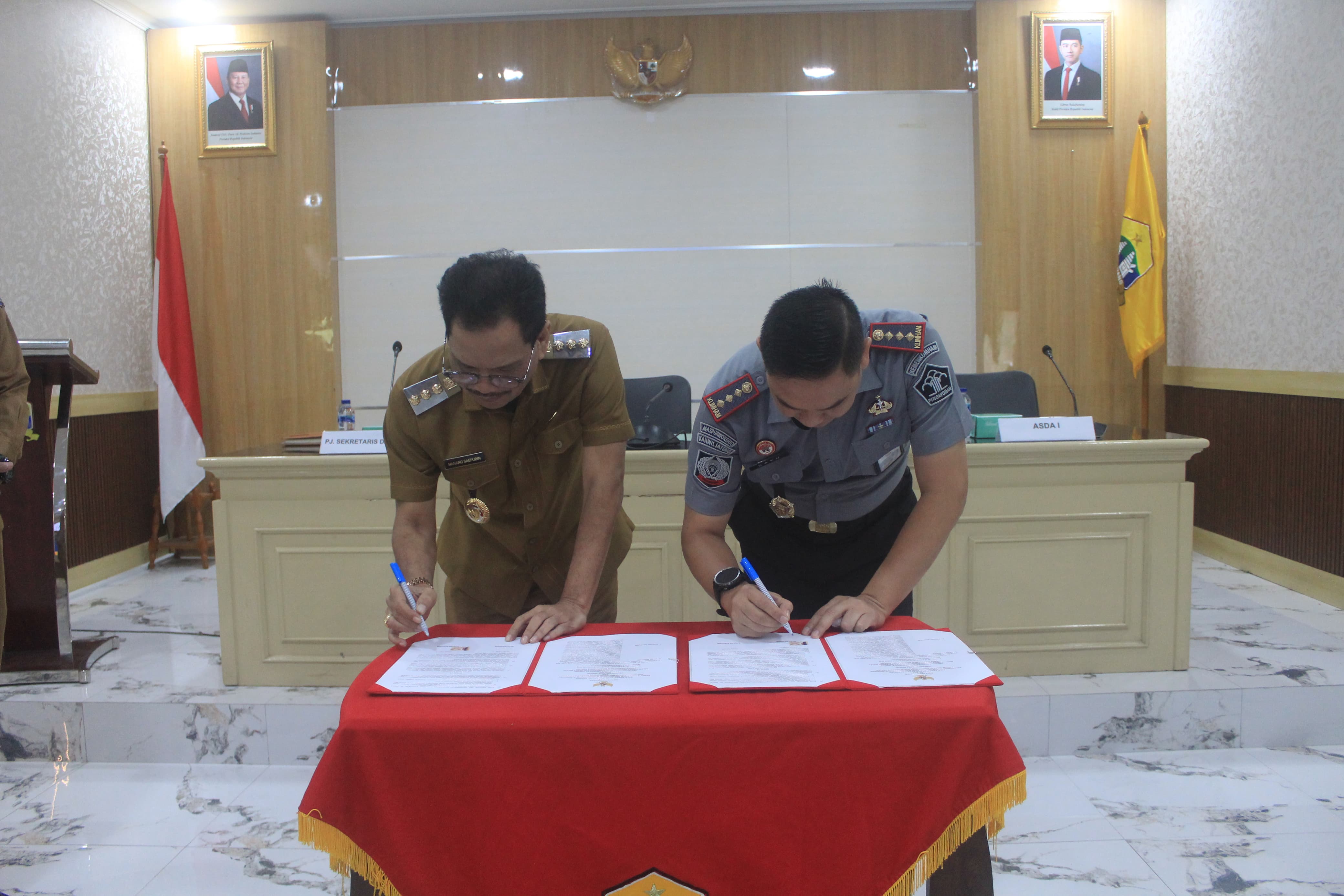 Pemkot Serang Tandatandtangani MoU Bersama Bapas Kelas I Serang 