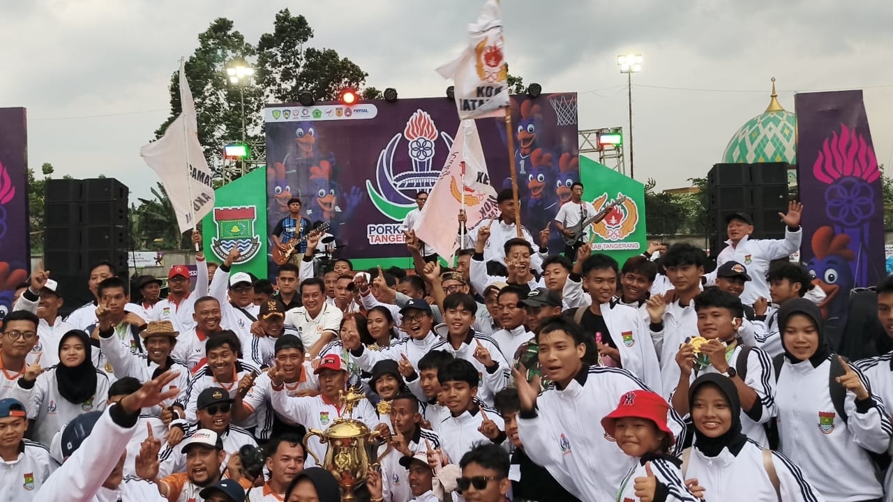 Bangun Semangat Pembinaan Olahraga, Pakuhaji Juara Umum Porkab VI Tangerang