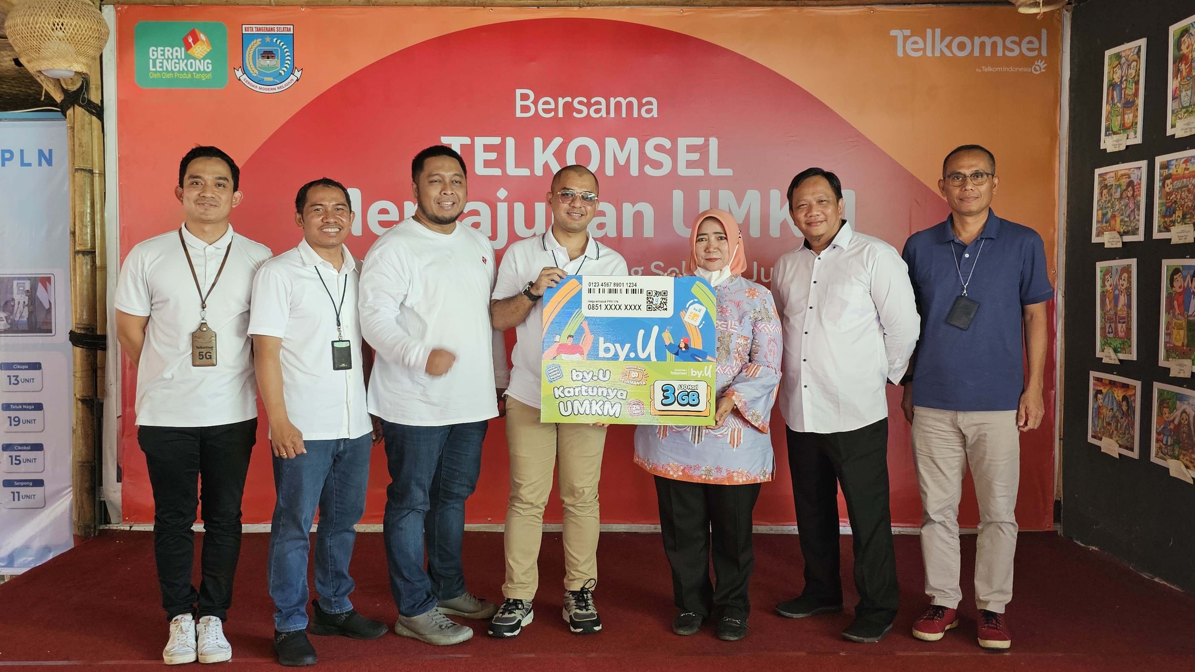 Telkomsel Gandeng UMKM Luncurkan Kartu by.U, Nomor Hidup Selamanya