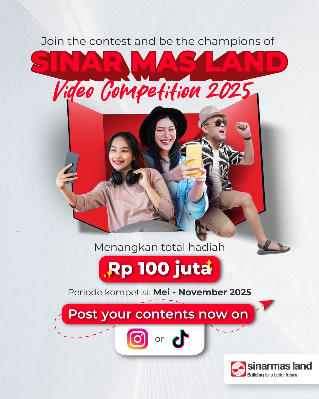 Sinar Mas Land Gelar Video Competition 2025 Total Hadiah Ratusan Juta Rupiah