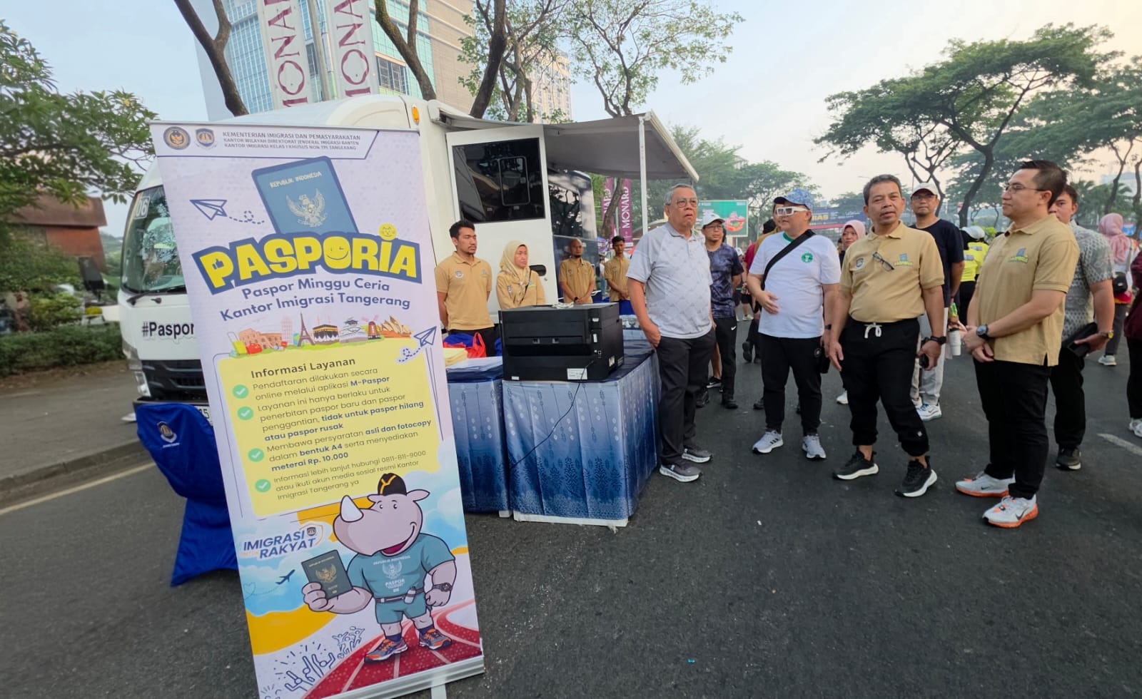 Layanan Paspor di CFD BSD Diserbu Warga