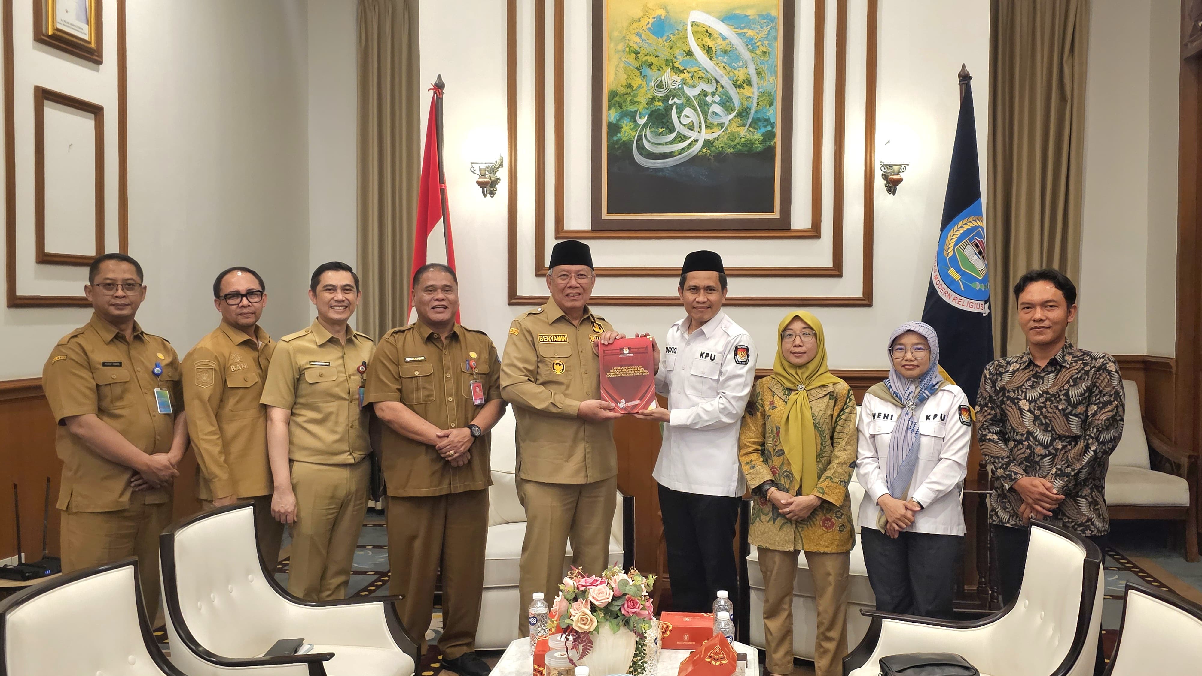 KPU Tangsel Kembalikan Silpa Rp6,6 Miliar