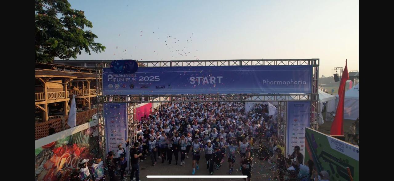 Paramount Petals Sukses Gelar Pharmaphoria Fun Run