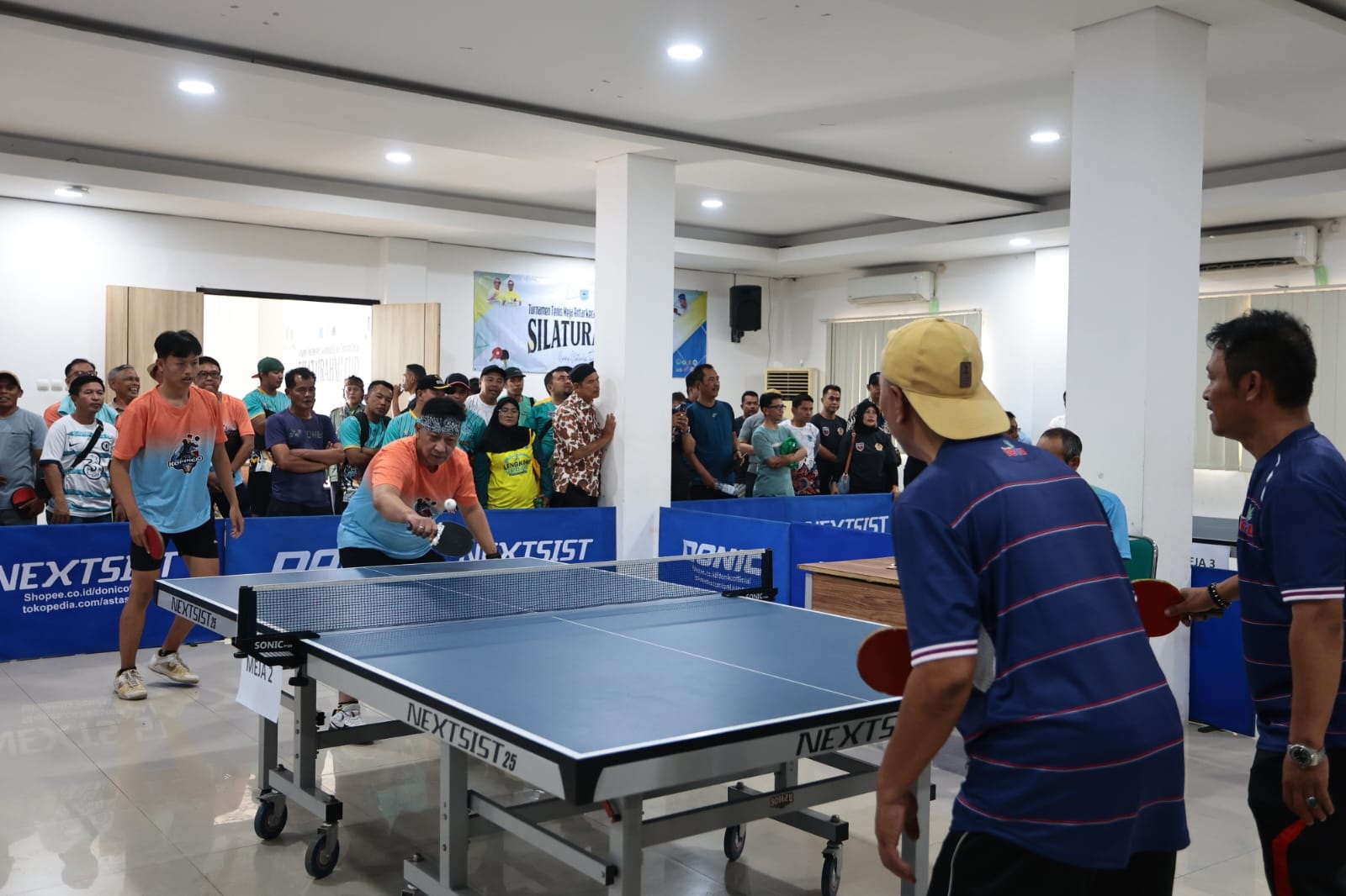 Pererat Silaturahmi, Kecamatan Setu Gelar Pingpong Antar-Kelurahan