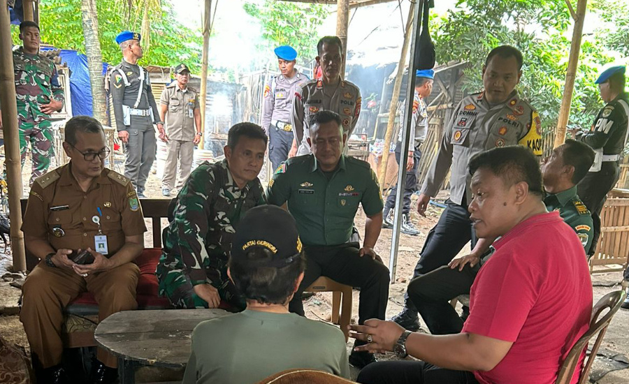 Dituding Back Up Judi Sabung Ayam di Jatiuwung, TNI-Polri Datangi Lokasi