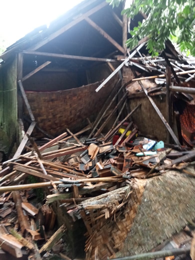  Rumah Janda Jompo di Lebak Ambruk Diguncang Gempa 5,2 M