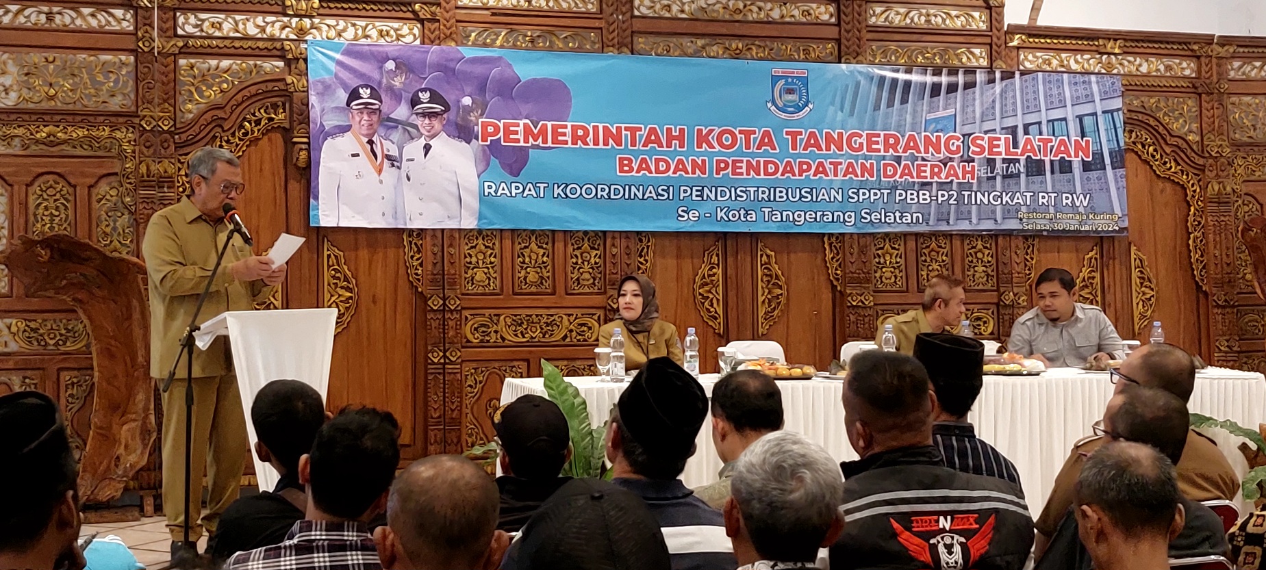 Bapenda Kota Tangerang Selatan Gelar Rakor Pendistribusian SPPT PBB-P2 Tingkat RT RW